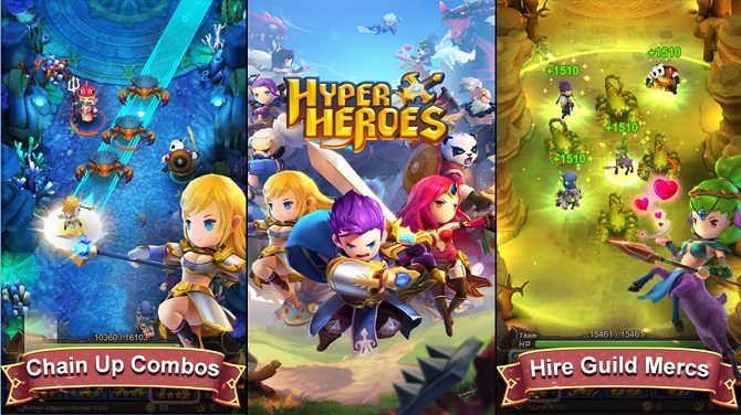 hyper heroes gameplay