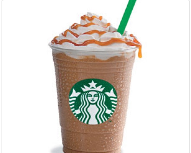 caramel frapuccino