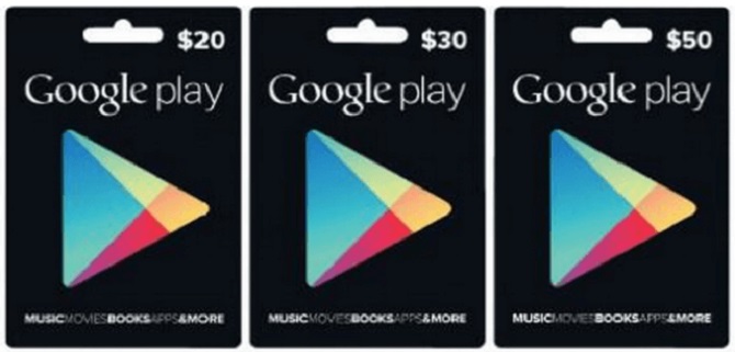 playstore gift card