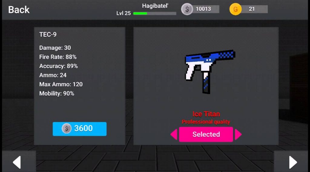 block strike weapon