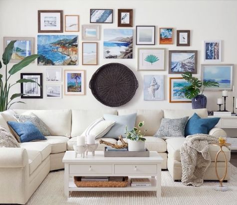 Nautical Living Room Interior