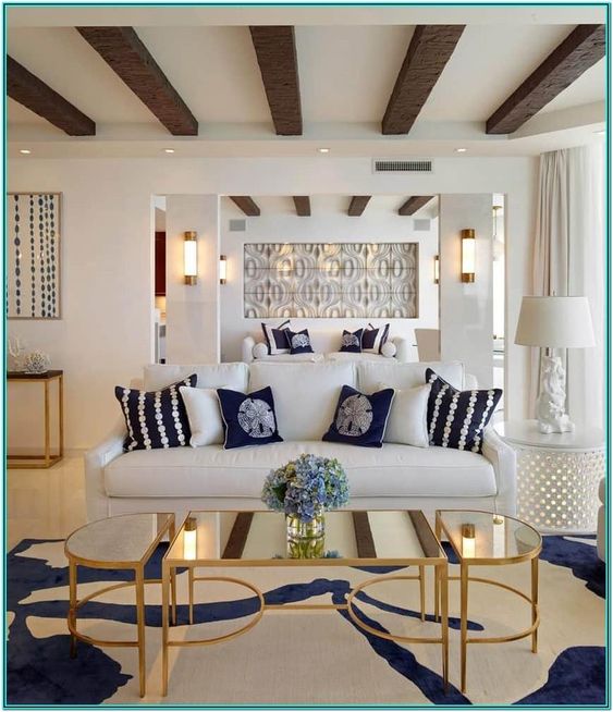 Nautical Living Room Interior