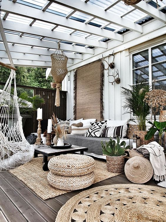 Boho house exterior