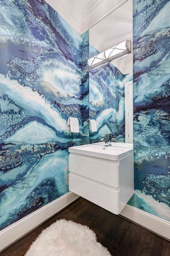 Nautical bathroom tile ideas