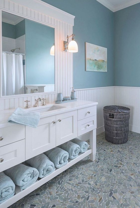 Nautical bathroom tile ideas