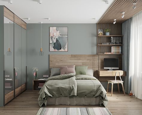 Small Contemporary Bedroom Design Ideas | AndraUrsuta